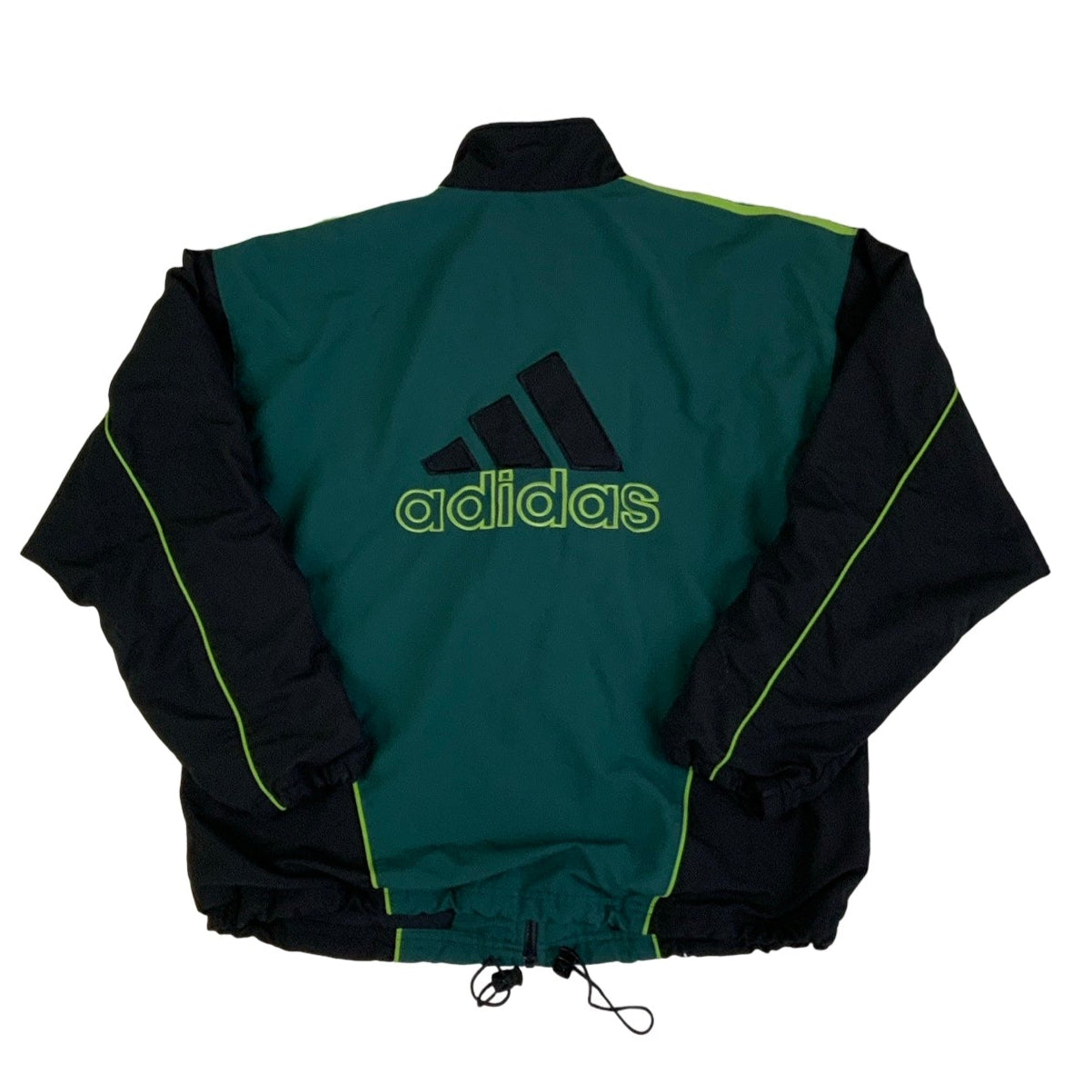 Vintage Adidas Green & Black Track Jacket M L