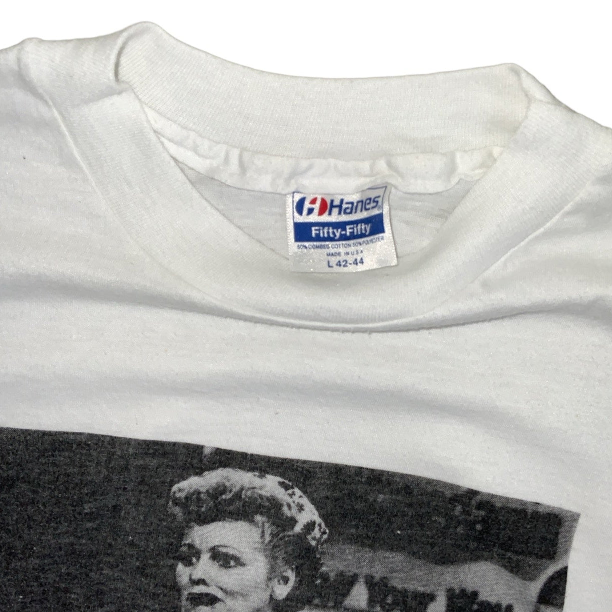 Vintage 90s 'I Love Lucy' Lucy Does a TV Commercial 'Vitameatavegamin' Graphic T-Shirt S