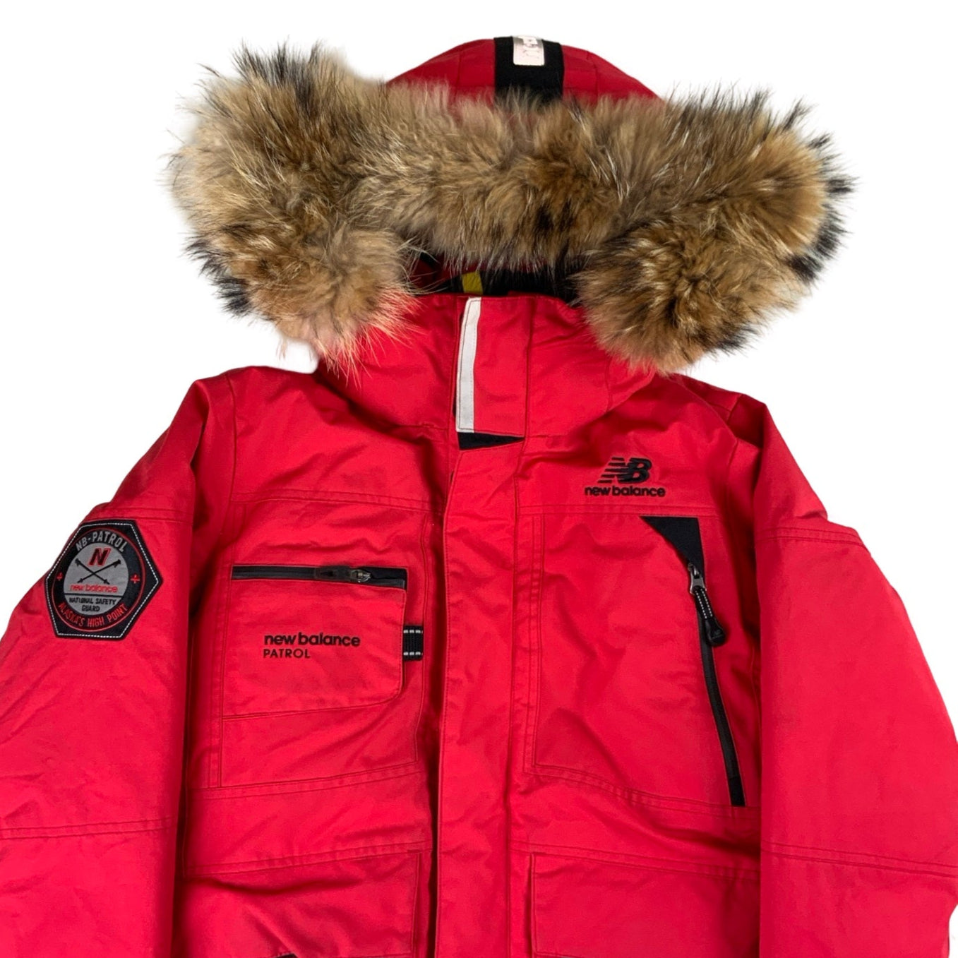 New Balance Faux Fur Hooded Jacket S M