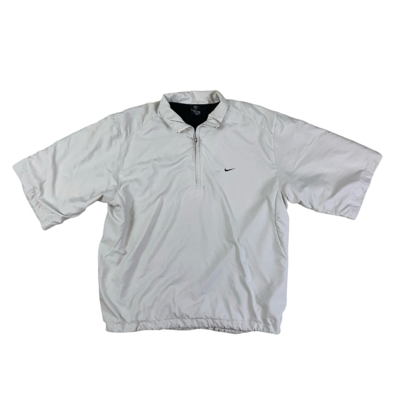Nike Golf Cream Short Sleeved Jacket L XL