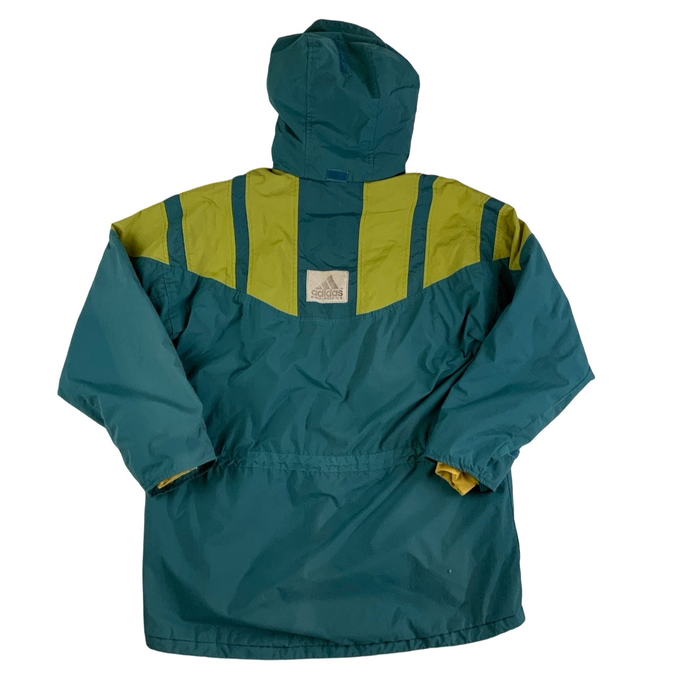 Vintage Green Adidas Equipment Long Outdoor Jacket L XL