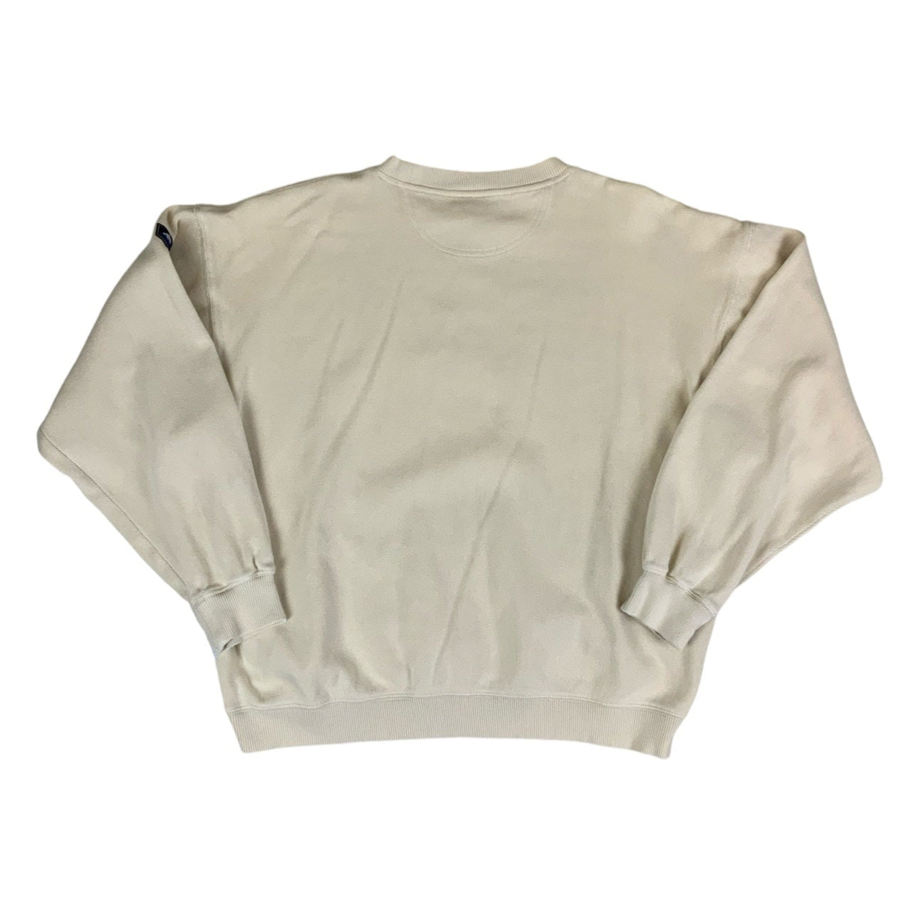 Vintage 90s Adidas Cream Knitted Sweatshirt M L