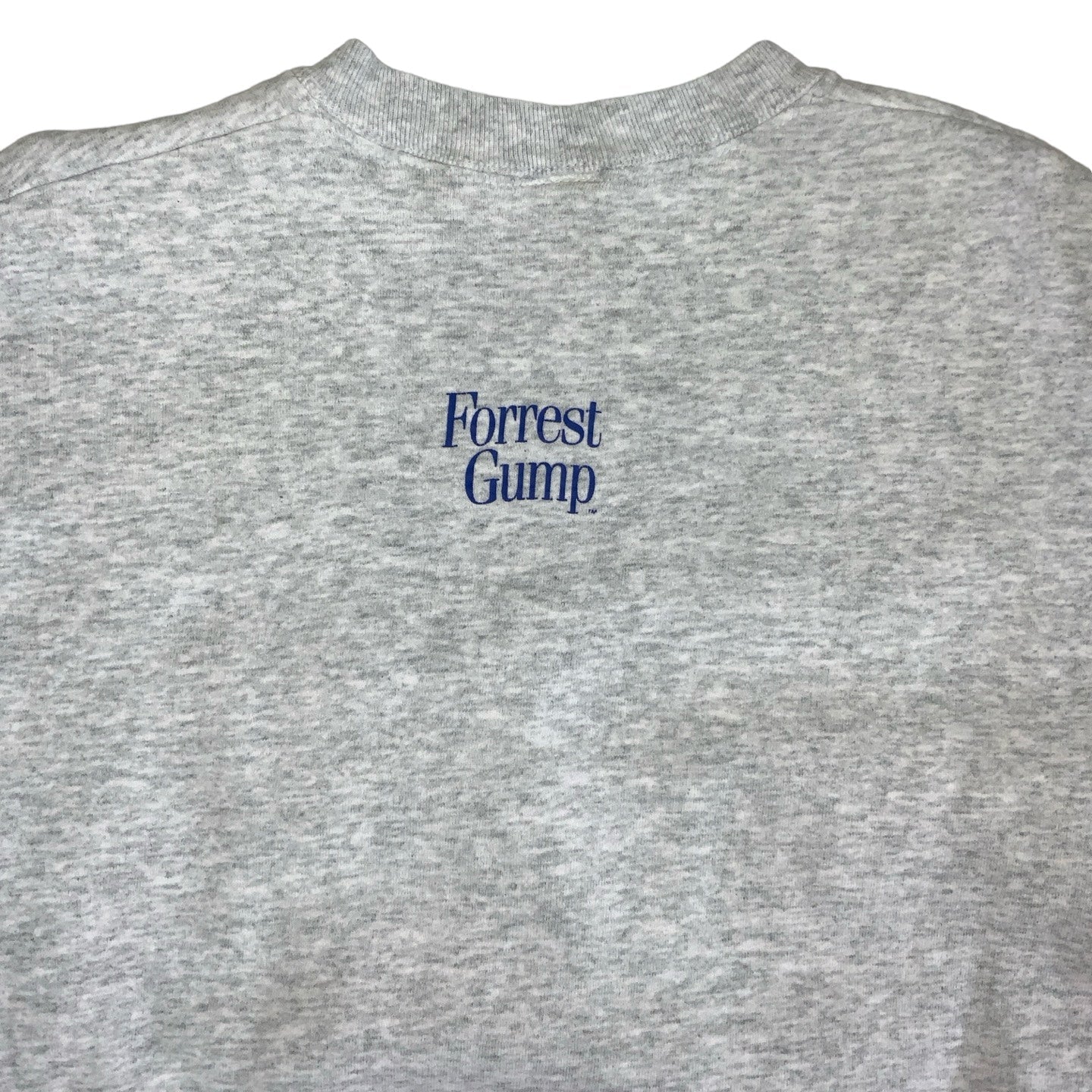 Vintage 90s 'Paramount Pictures' Grey Forest Gump Bench 'Miracles Happen Everyday' Graphic Sweatshirt S M