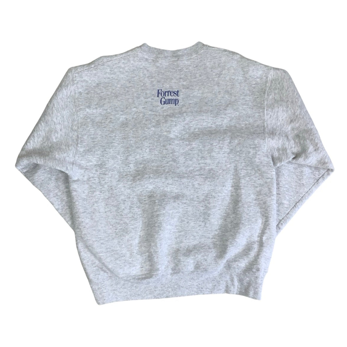 Vintage 90s 'Paramount Pictures' Grey Forest Gump Bench 'Miracles Happen Everyday' Graphic Sweatshirt S M