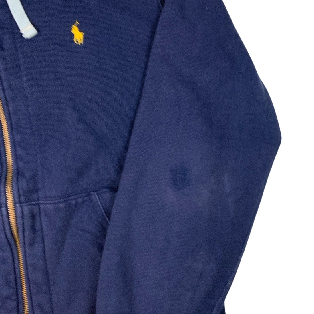 Ralph Lauren Navy Zip Up Hoodie M L