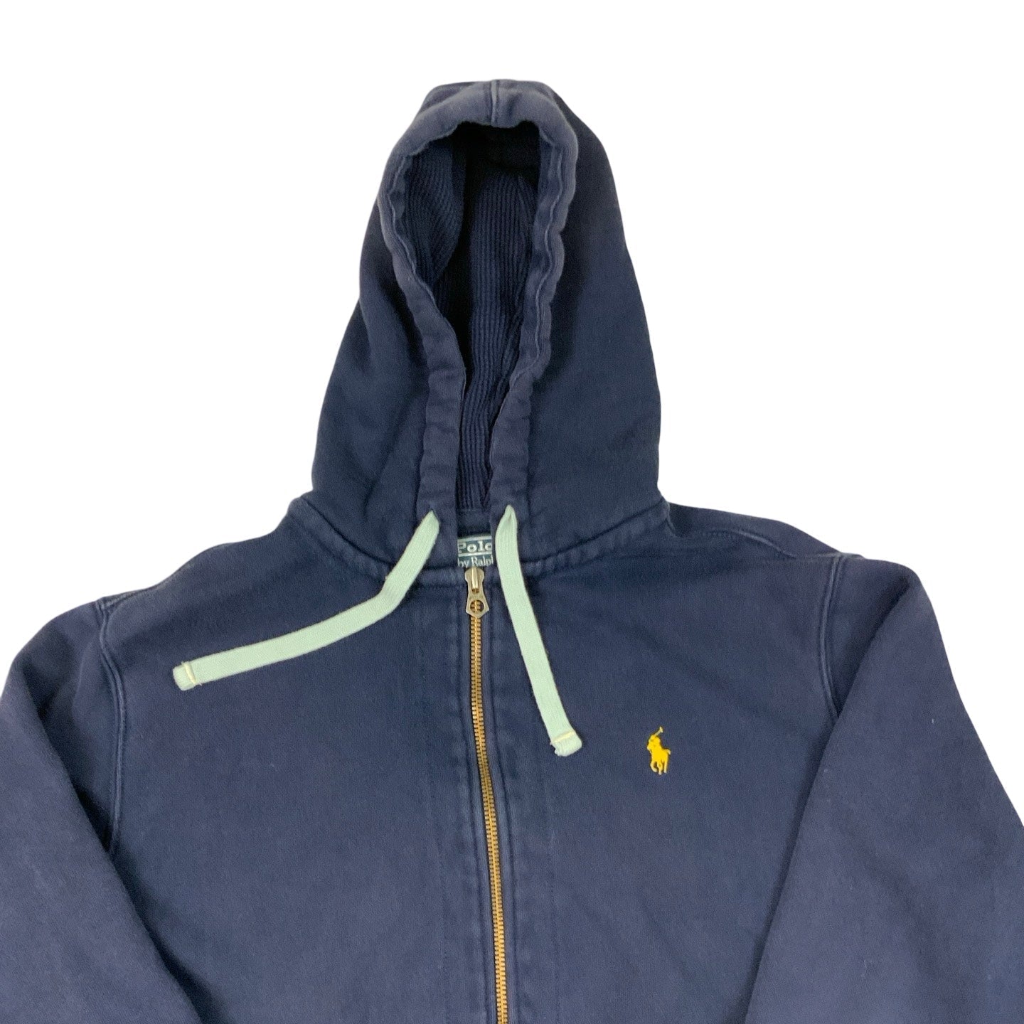 Ralph Lauren Navy Zip Up Hoodie M L