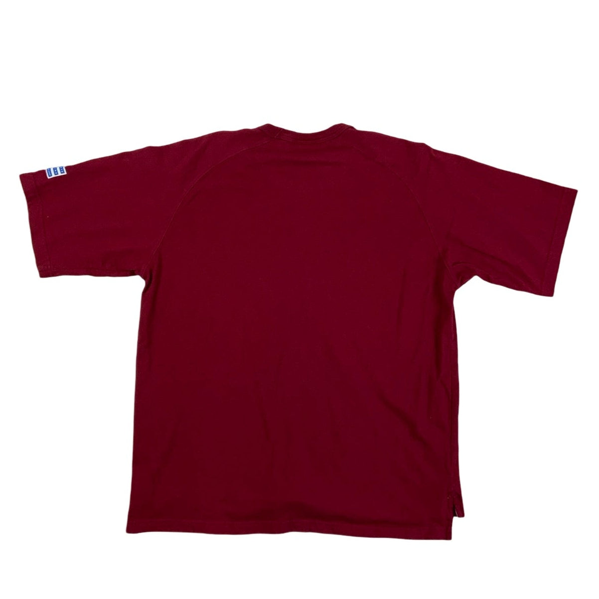 90s Adidas Burgundy Logo Short Sleeve T-Shirt M L