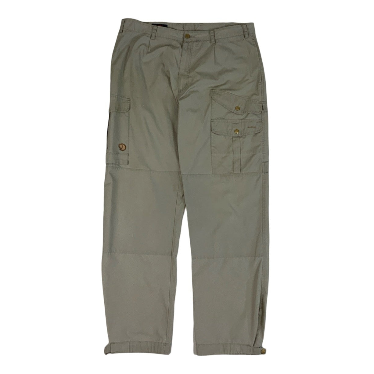 Vintage Fjällräven Cream Outdoor Cargo Trousers W36 L33