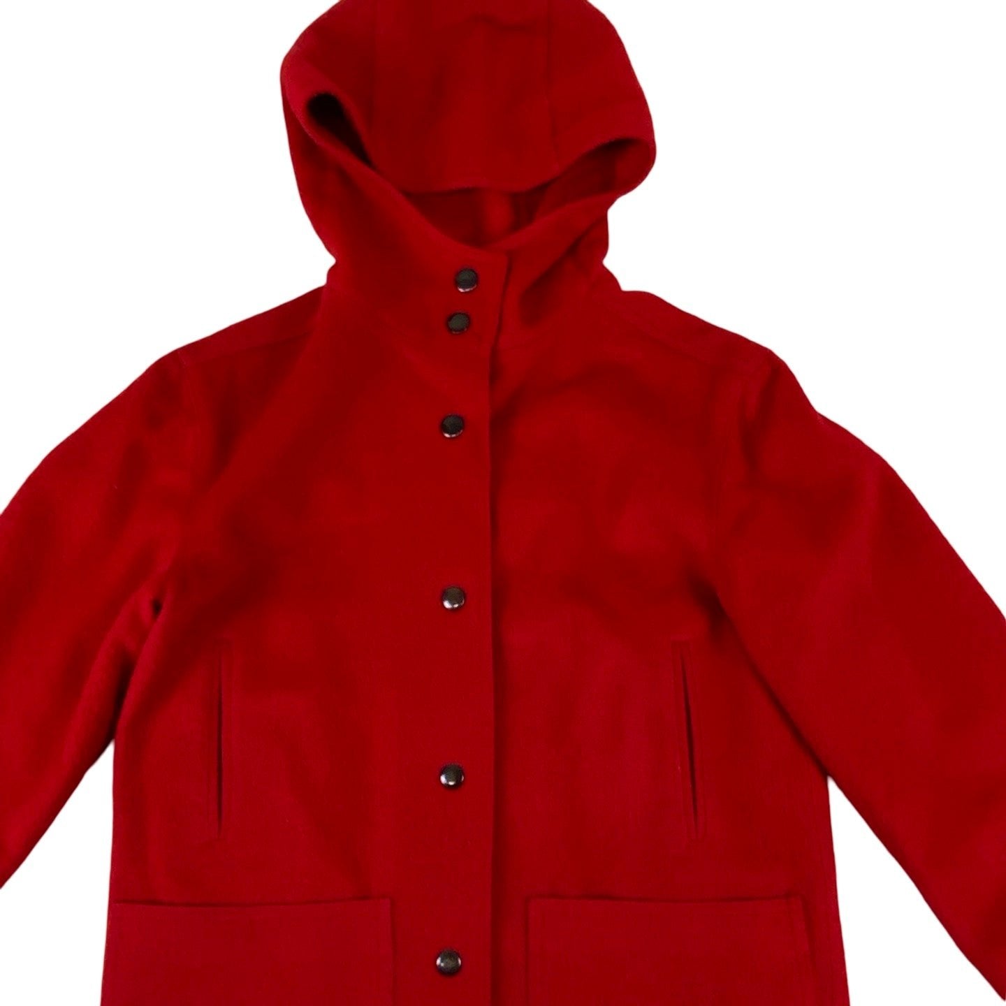Vintage Hooded Wool Coat 12 14