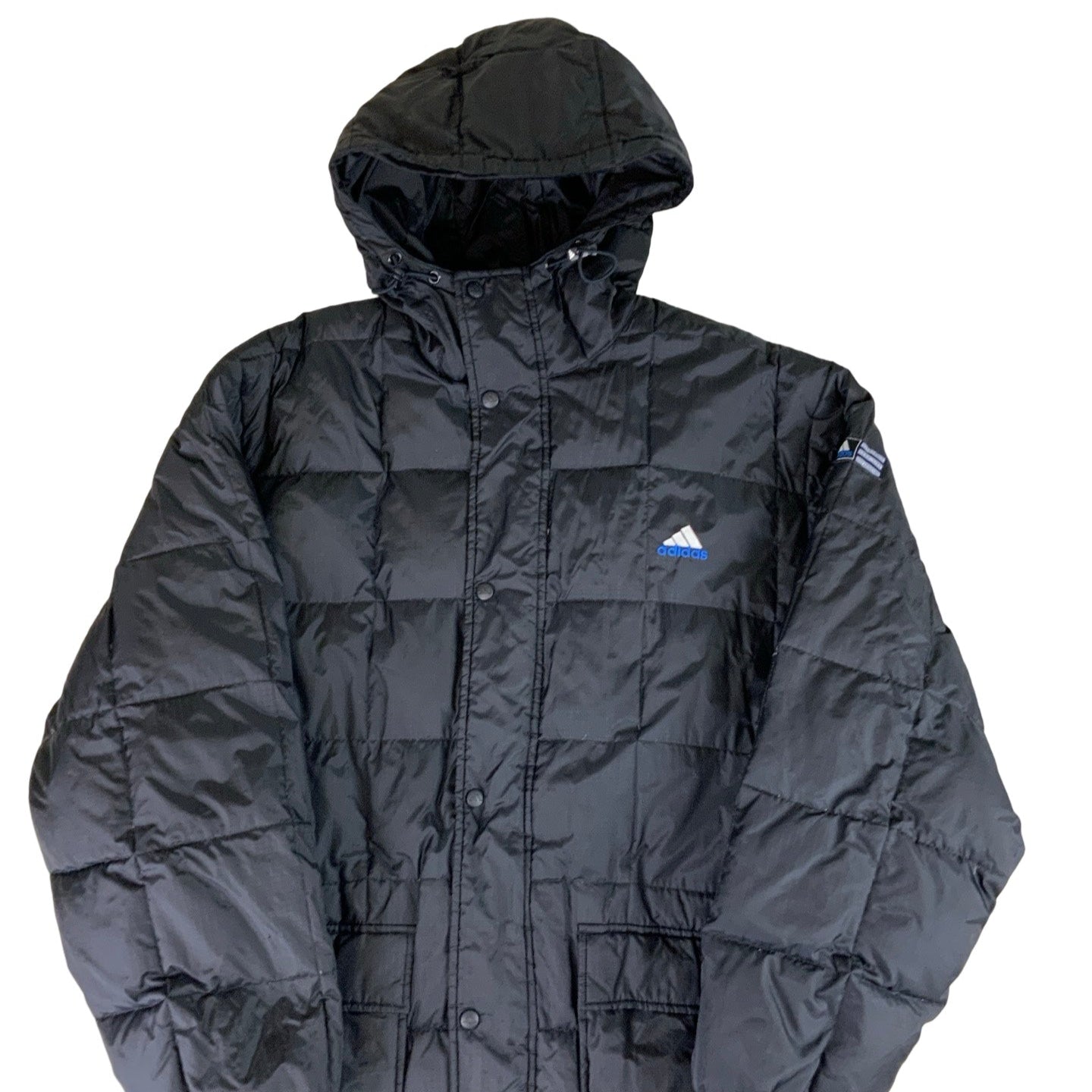 90s Adidas Sport Long Puffer Jacket L XL