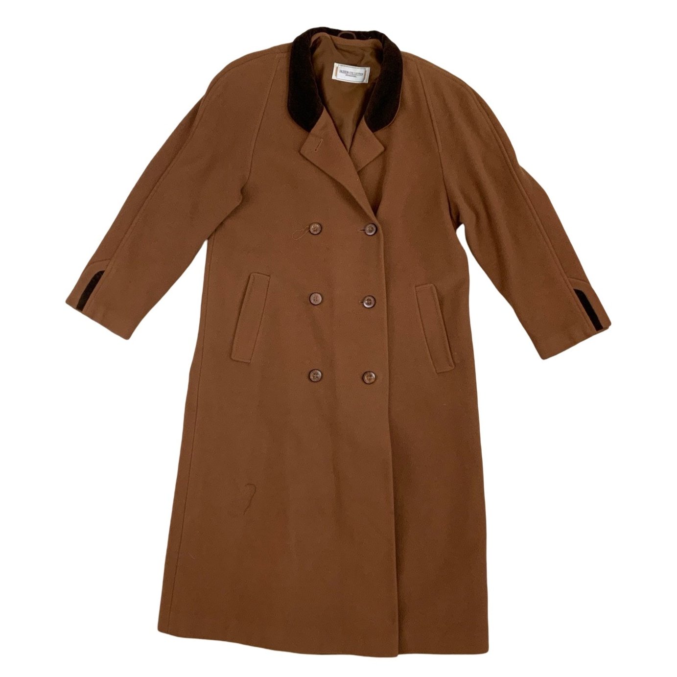 Vintage Fashion Collection Wool Long Coat 12 14 16