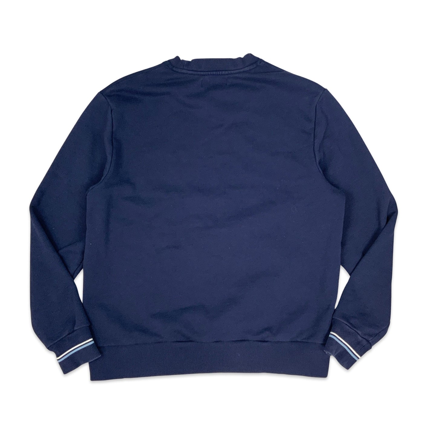 Fred Perry Navy Crew Neck Sweatshirt L XL