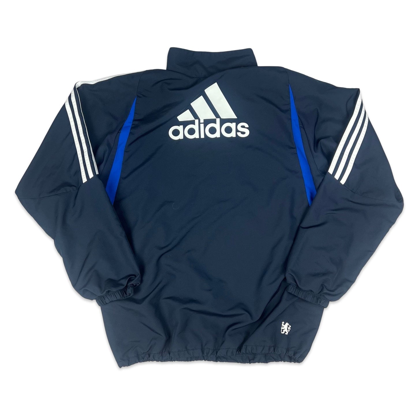 Adidas Chelsea Navy Pullover Football Windbreaker L XL