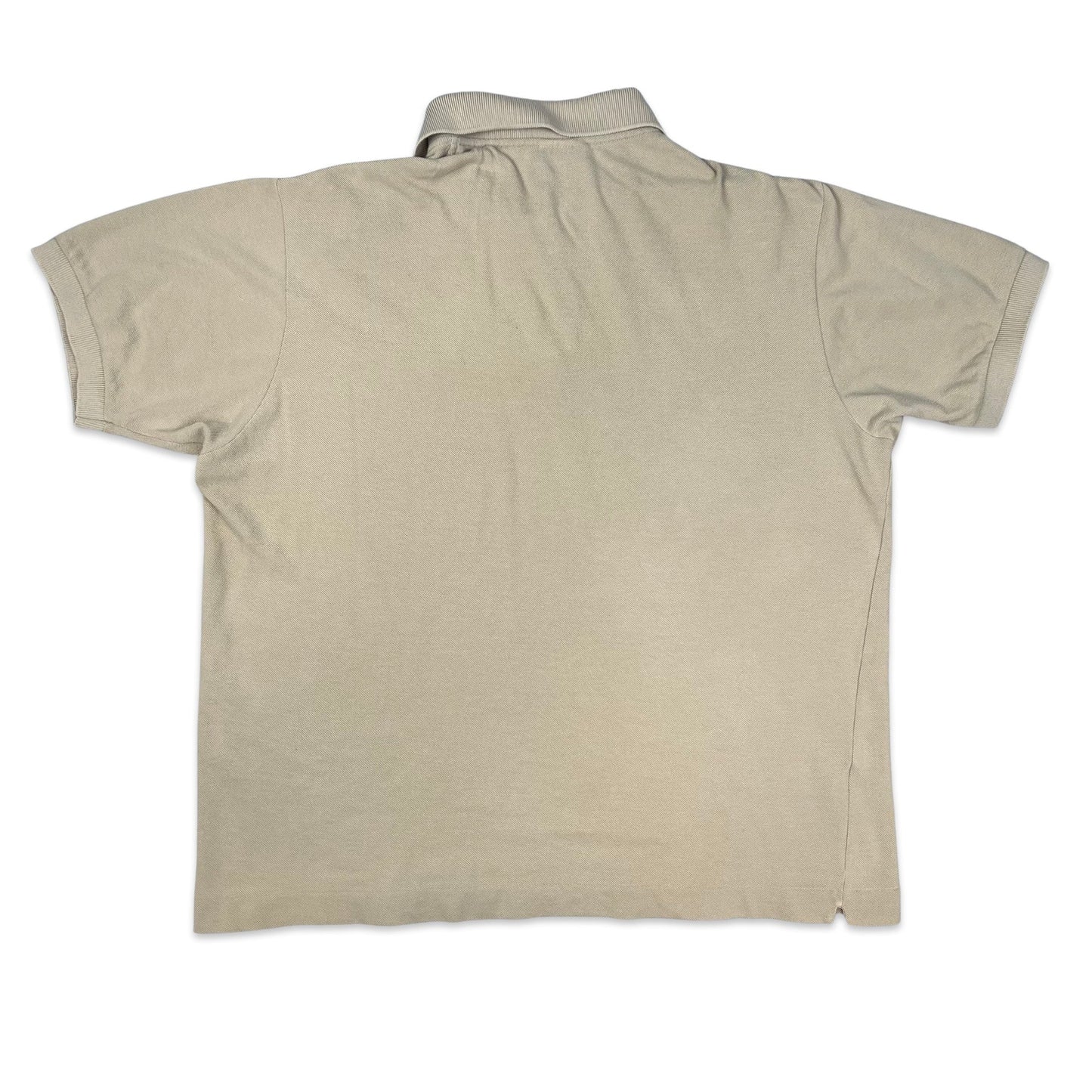 Lacoste Cream Polo Shirt M L