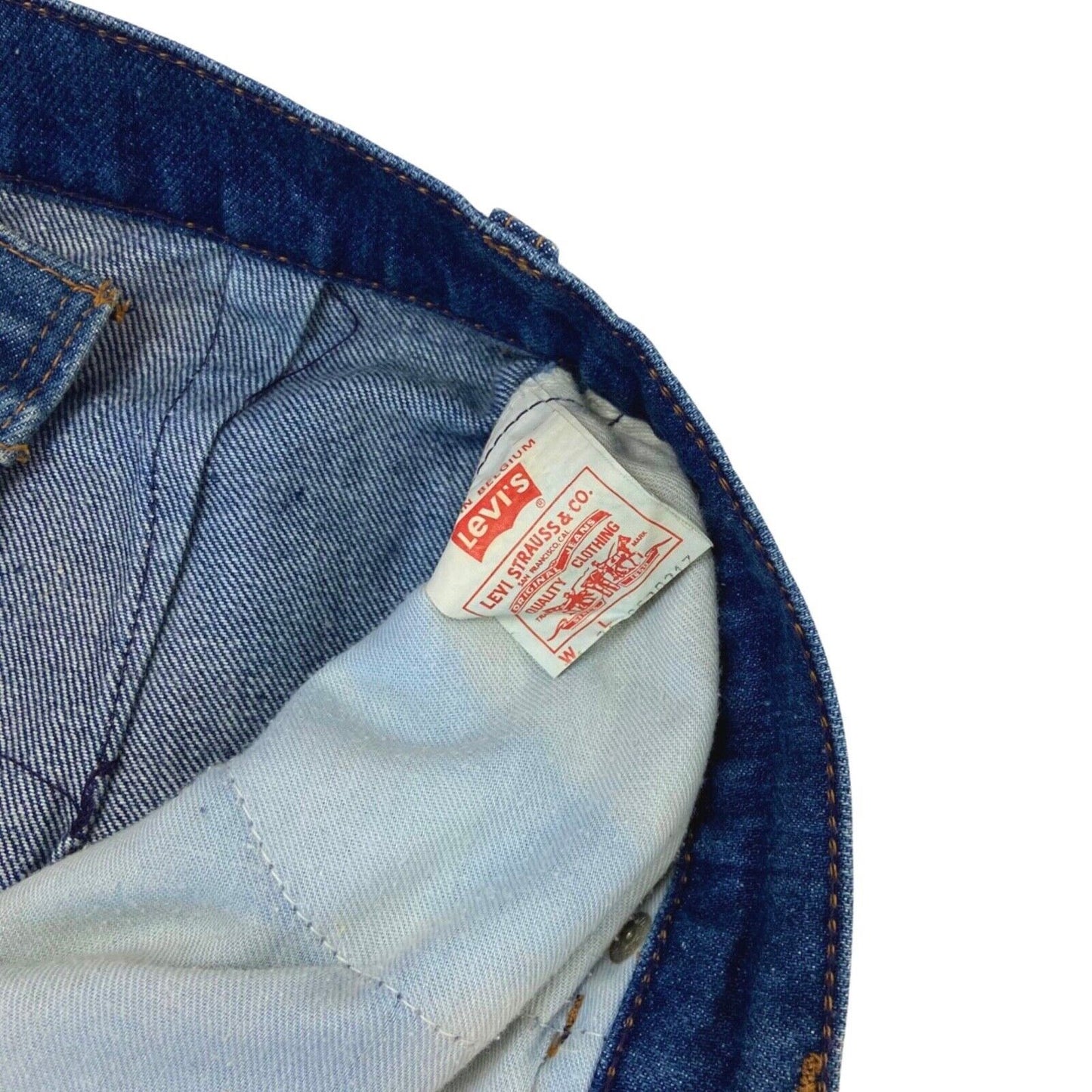 Vintage 70s Orange Tab Levi’s Denim Skirt 12 M