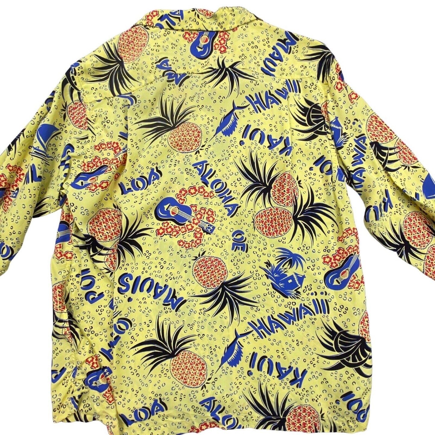 RARE VTG SUN SURF TOYO 40s 50s STYLE HAWAIIAN ALOHA SHIRT RAYON ROCKABILLY 38”
