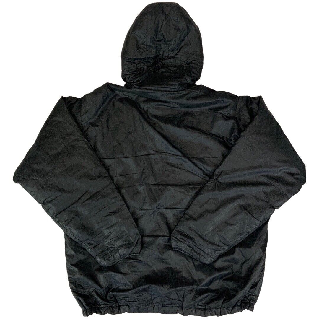 00s Black Patagonia Zip-Up Windbreaker Hooded Outdoor Jacket XXL