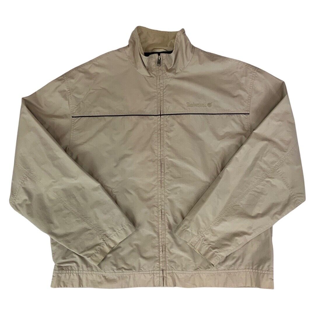 Spring 2001 Light Brown Timberland Weather Gear Light Weight Casual Jacket XXL