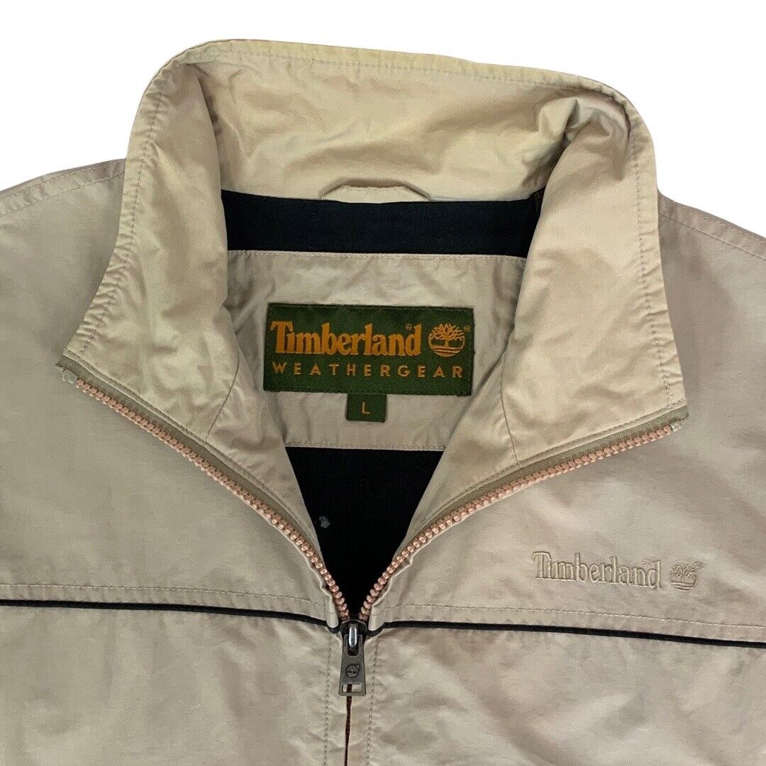 Spring 2001 Light Brown Timberland Weather Gear Light Weight Casual Jacket XXL