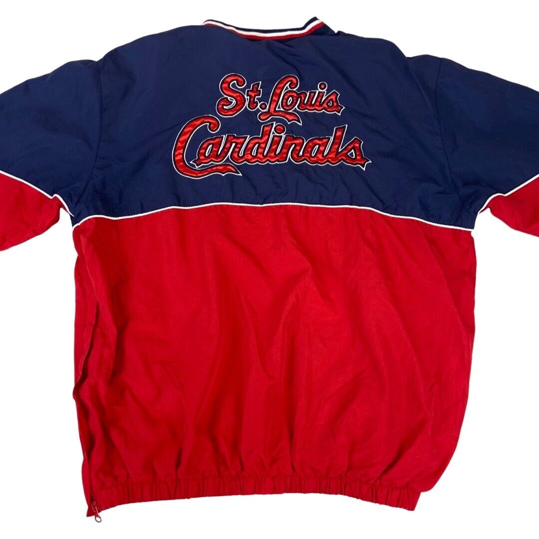 Vintage 00s St. Louis Cardinals MLB Pullover Windbreaker Genuine Merchandise XL