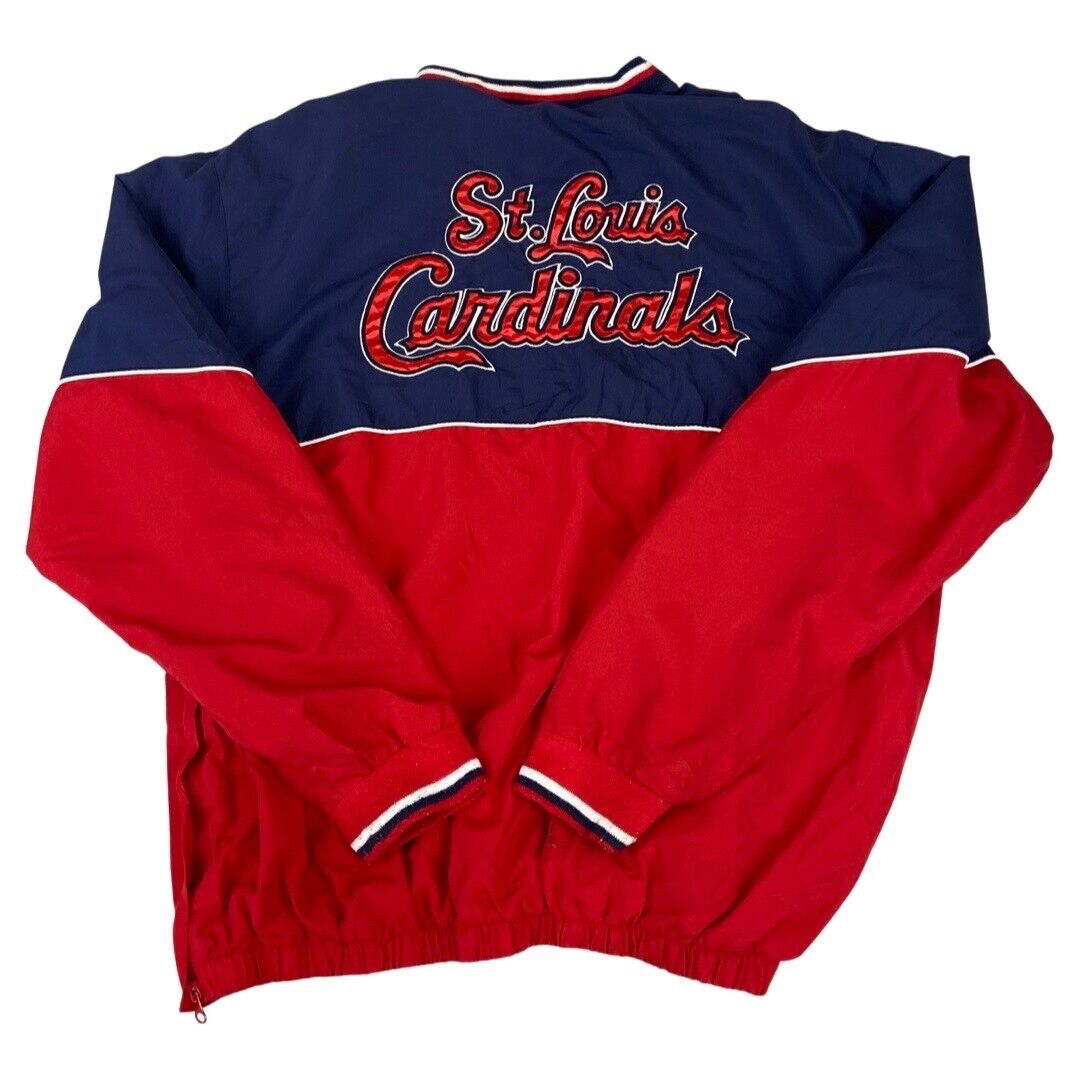Vintage 00s St. Louis Cardinals MLB Pullover Windbreaker Genuine Merchandise XL