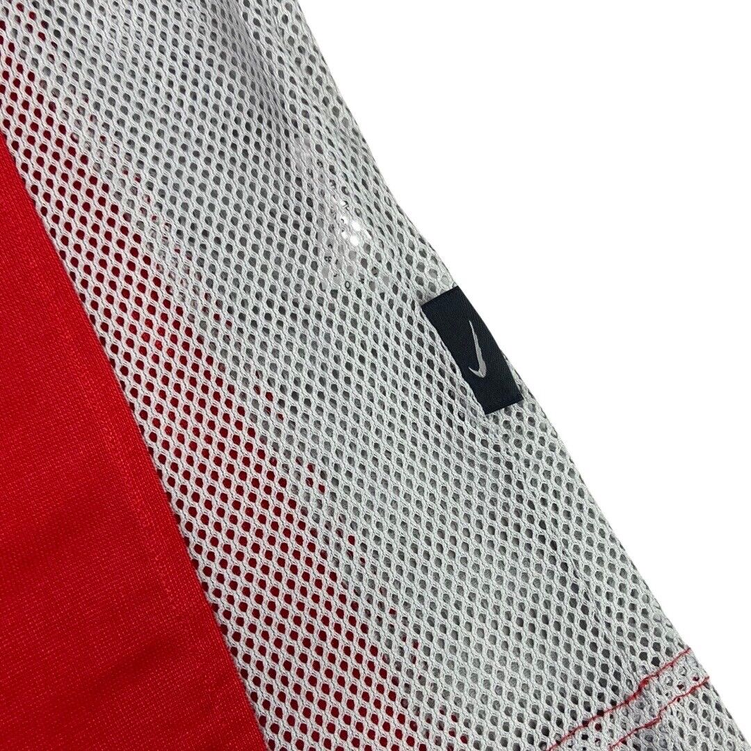 Vintage 90s Red & Silver Nike Barcode Original Tanktop Vest Large