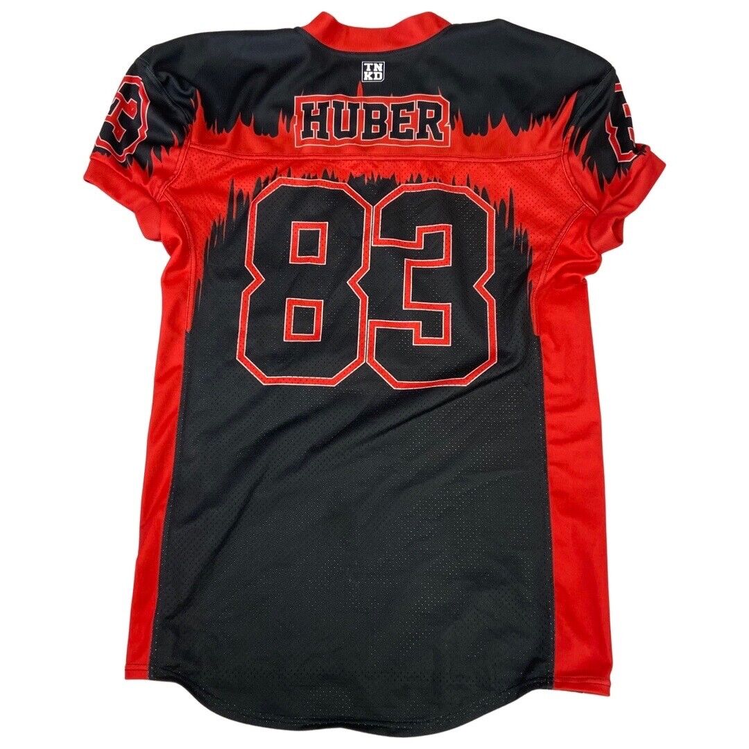 2000s Black & Red Hempfield High School Black Knights HUBER #83 Jersey L
