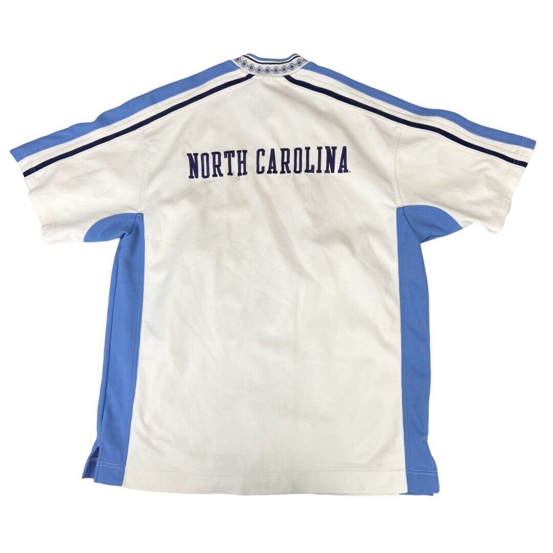 Vintage 90s Baby Blue & White Nike North Carolina Tar Heels Button-Up Jersey XXL