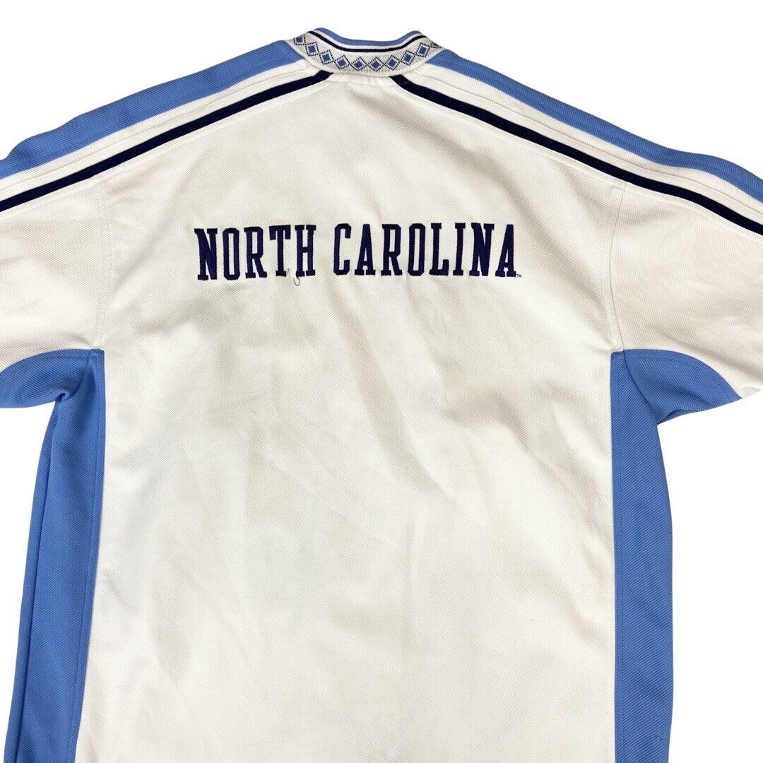 Vintage 90s Baby Blue & White Nike North Carolina Tar Heels Button-Up Jersey XXL
