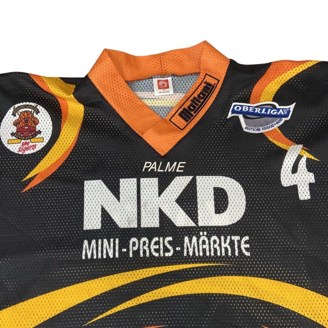 Black, Orange & Yellow Eissportverein Bayreuth e.v. Eishockey Jersey XXXL