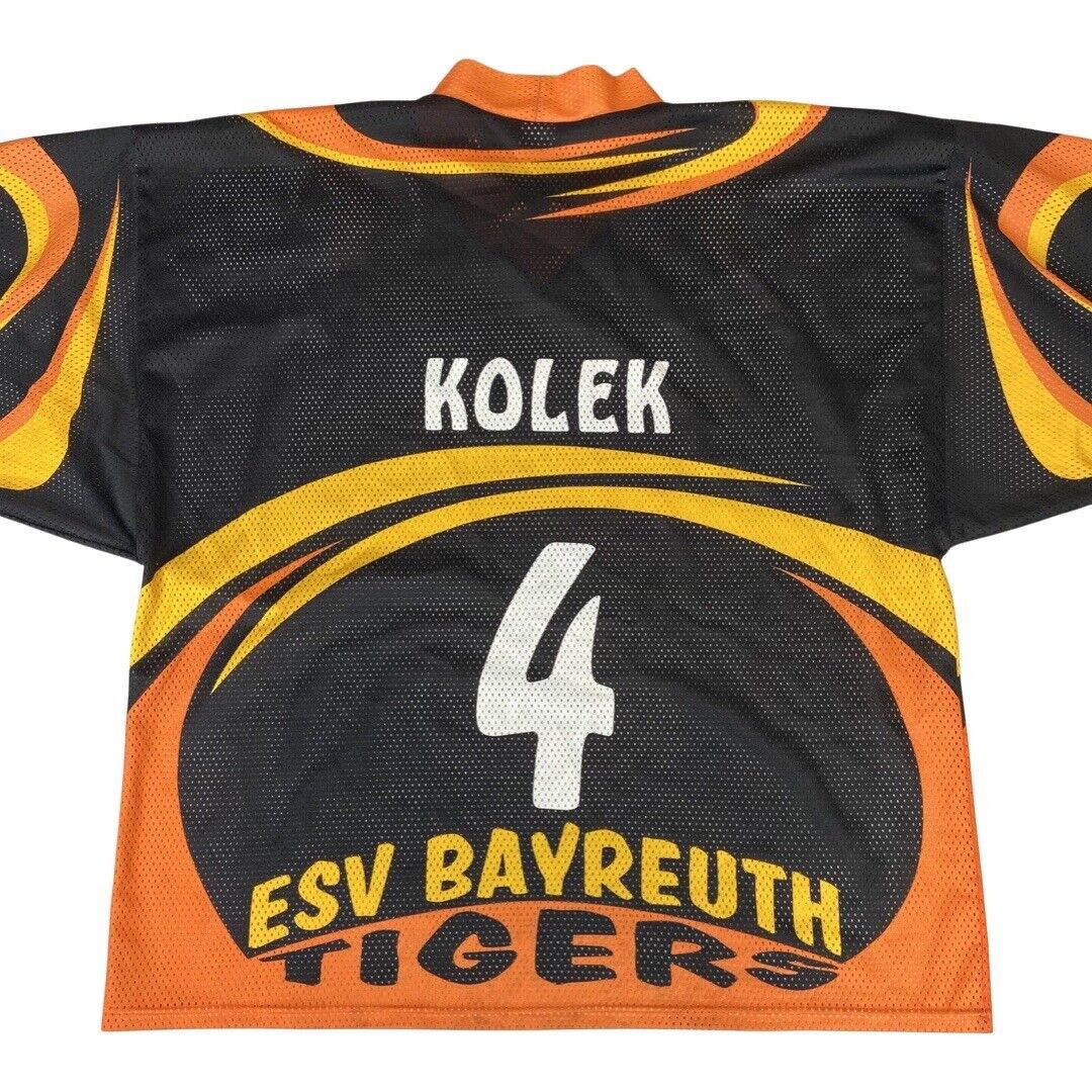 Black, Orange & Yellow Eissportverein Bayreuth e.v. Eishockey Jersey XXXL