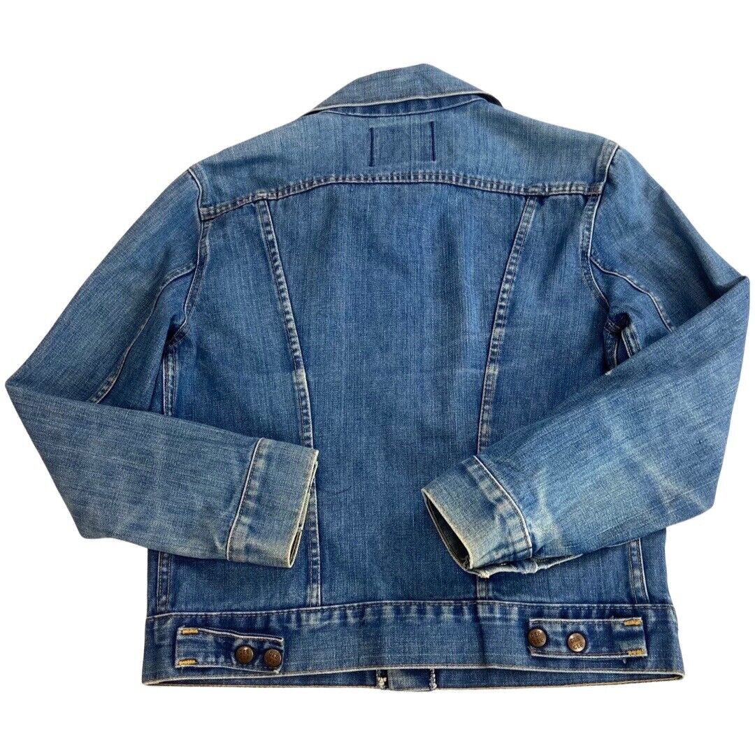 VTG 70s USA WASHINGTON DEE CEE DENIM TRUCKER RODEO JACKET ROCKABILLY 38” S