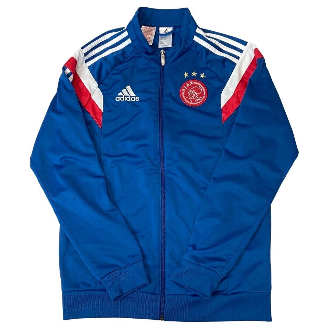 2014 Multi-Coloured Adidas Ajax Amsterdam Zip-Up Training Track Jacket Medium