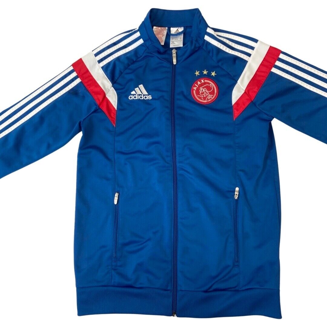 2014 Multi-Coloured Adidas Ajax Amsterdam Zip-Up Training Track Jacket Medium