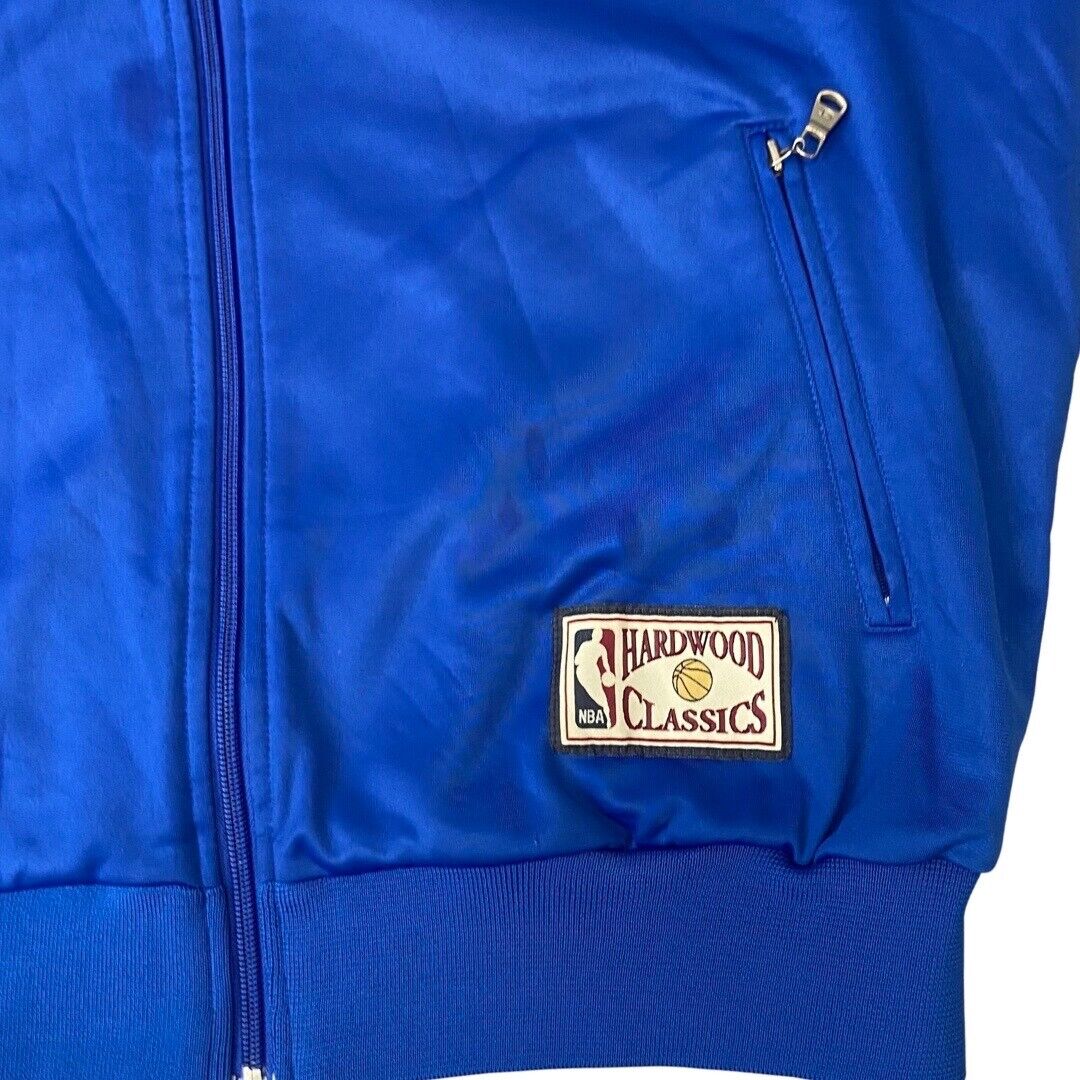 00s Blue Champion Hardwood Classics Los Angeles Lakers Zip-Up Track Jacket Large
