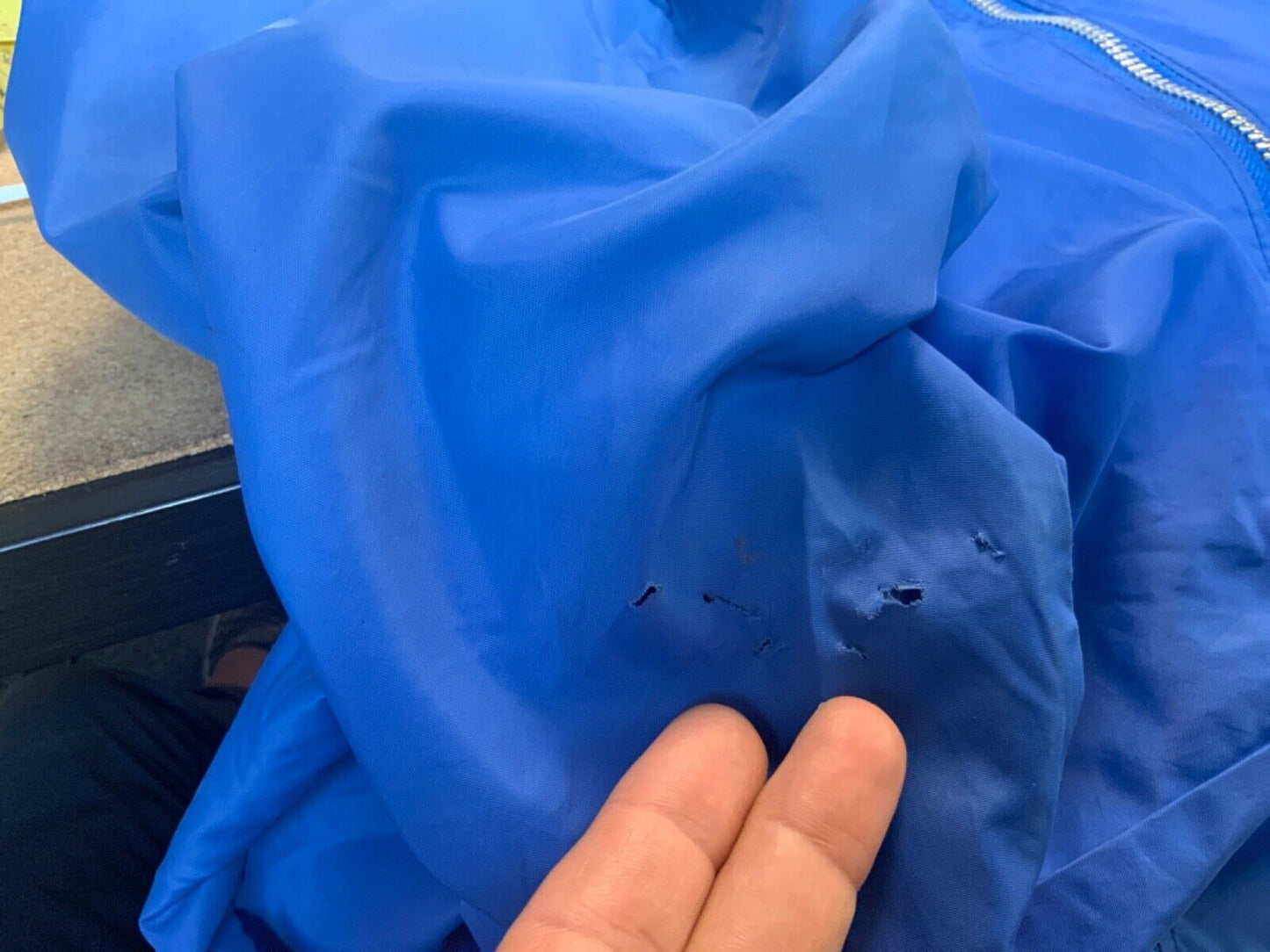 VTG USA CHAMPION WARHAM VIKINGS AMERICAN FOOTBALL NYLON WINDBREAKER JACKET 54”