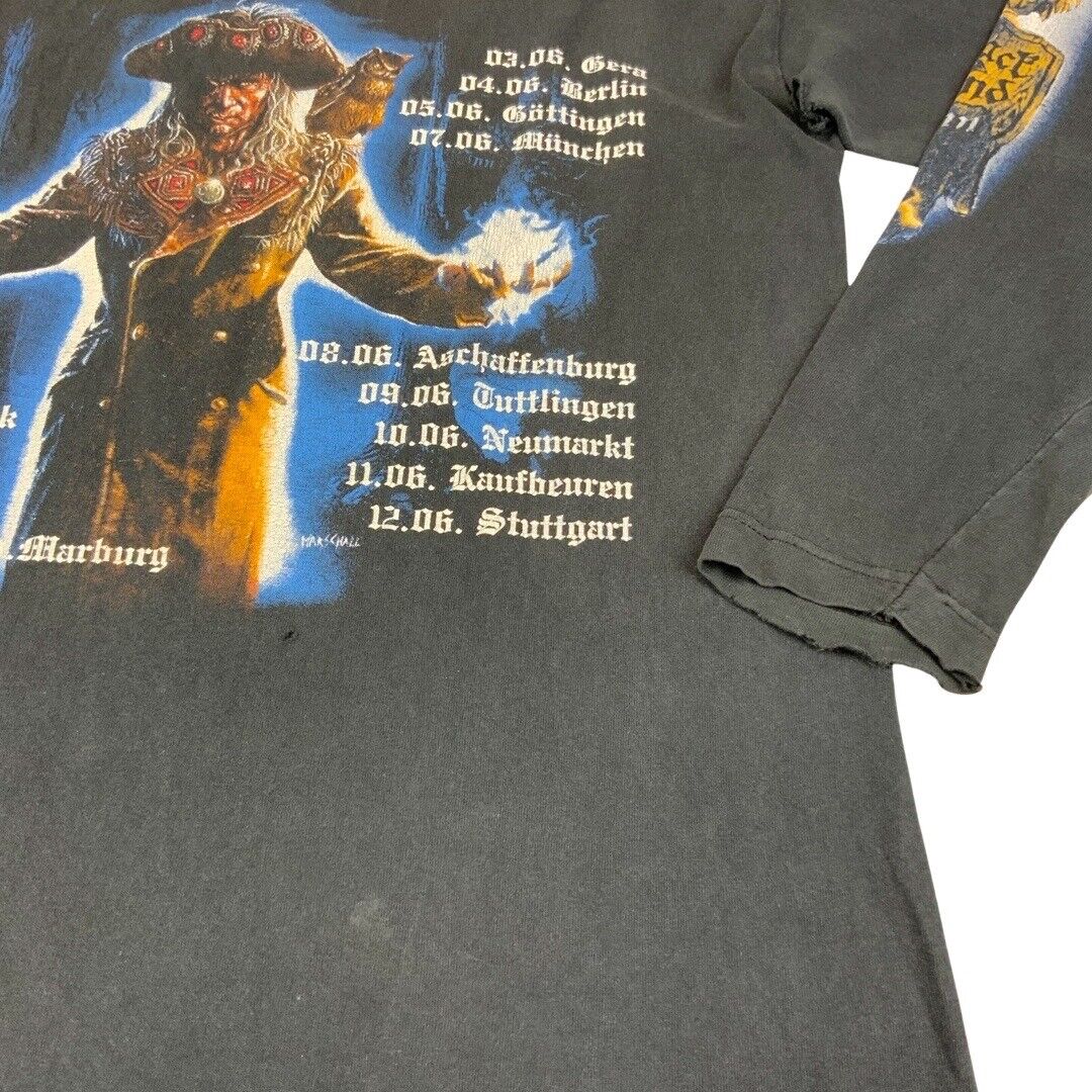 Vintage 1994 Black Running Wild Black Hand Inn Graphic long Sleeve T-Shirt XL