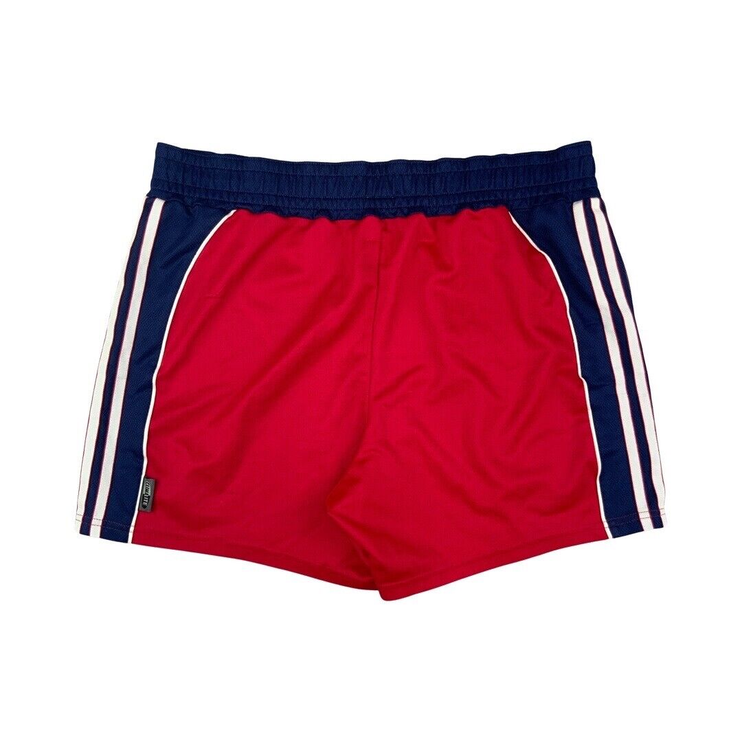 Vintage 1999 Red & Blue Adidas Bayern Munich Home Football Shorts Large