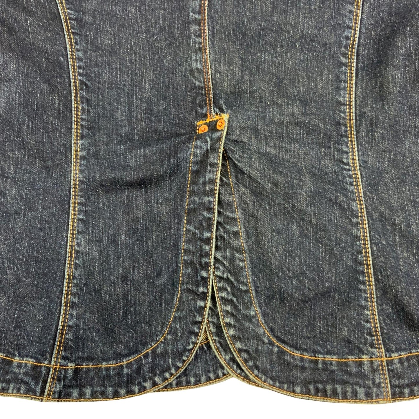VTG LEVIS RED TAB LADIES INDIGO FITTED DENIM JACKET BLAZER 36" S