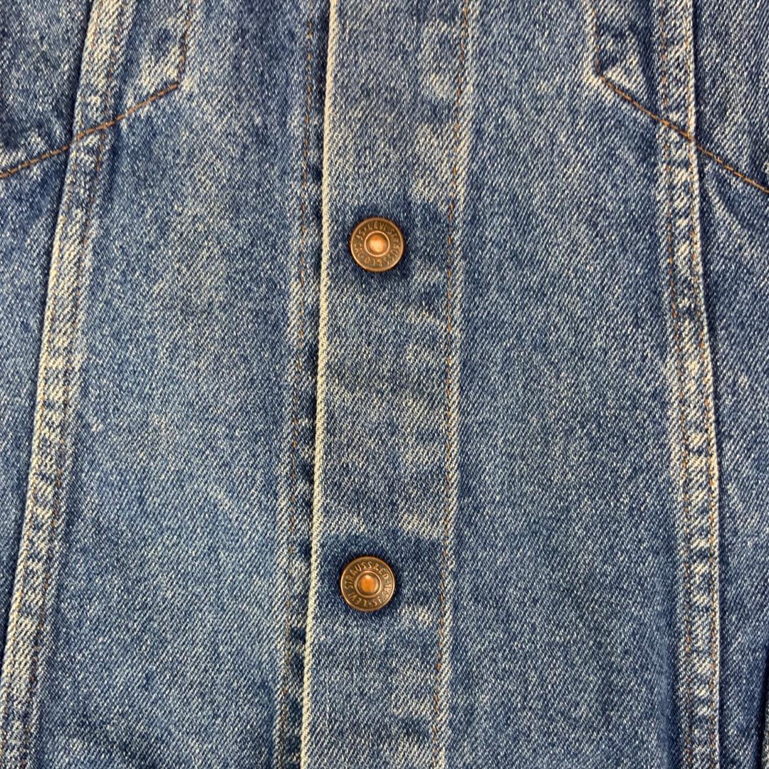 VTG 70s 80s LEVIS ORANGE TAB 30705 TYPE 3 TRUCKER DENIM JACKET MOD SKINS 38” S