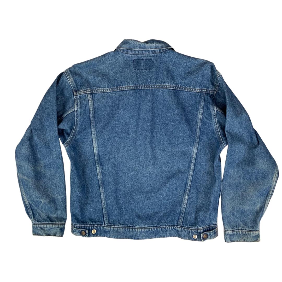 VTG 70s 80s LEVIS ORANGE TAB 30705 TYPE 3 TRUCKER DENIM JACKET MOD SKINS 38” S