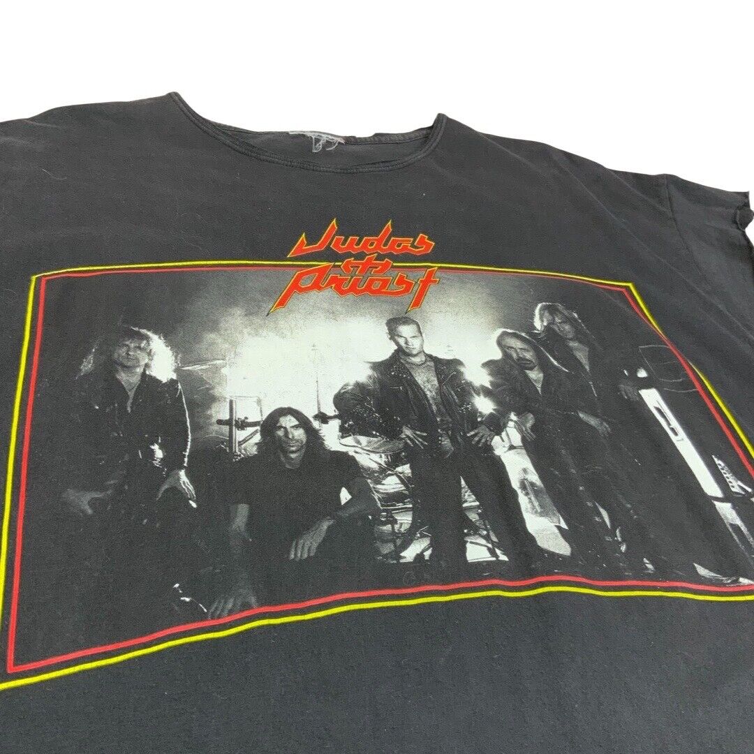 Vintage 1998 Judas Priest Jugulator World Tour 1998 Chopped Sleeve T-Shirt XL