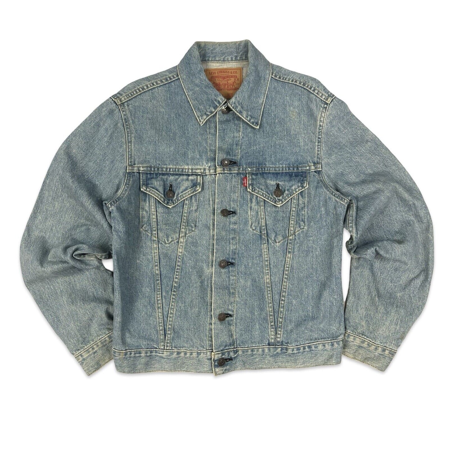 VTG 90s JAPANESE LEVIS LVC BIG E TYPE 3 TRUCKER DENIM JACKET MOD ROCKABILLY 40 M