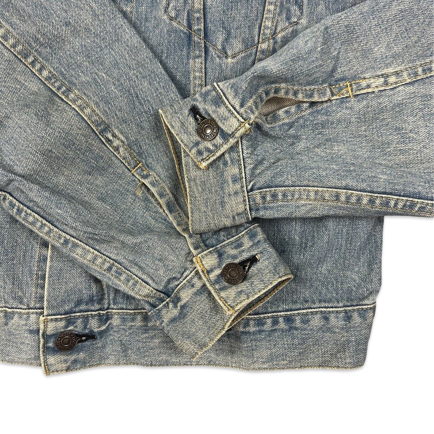 VTG 90s JAPANESE LEVIS LVC BIG E TYPE 3 TRUCKER DENIM JACKET MOD ROCKABILLY 40 M