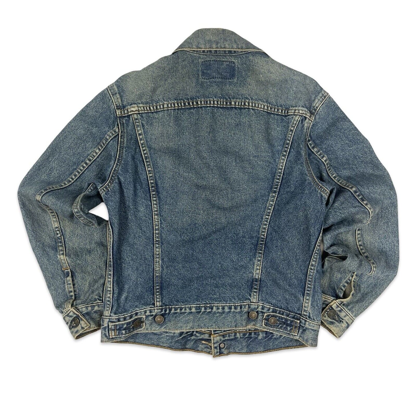 VTG 90s JAPAN LEVIS LVC RED TAB TYPE 3 TRUCKER DENIM JACKET MOD ROCKABILLY 36” S