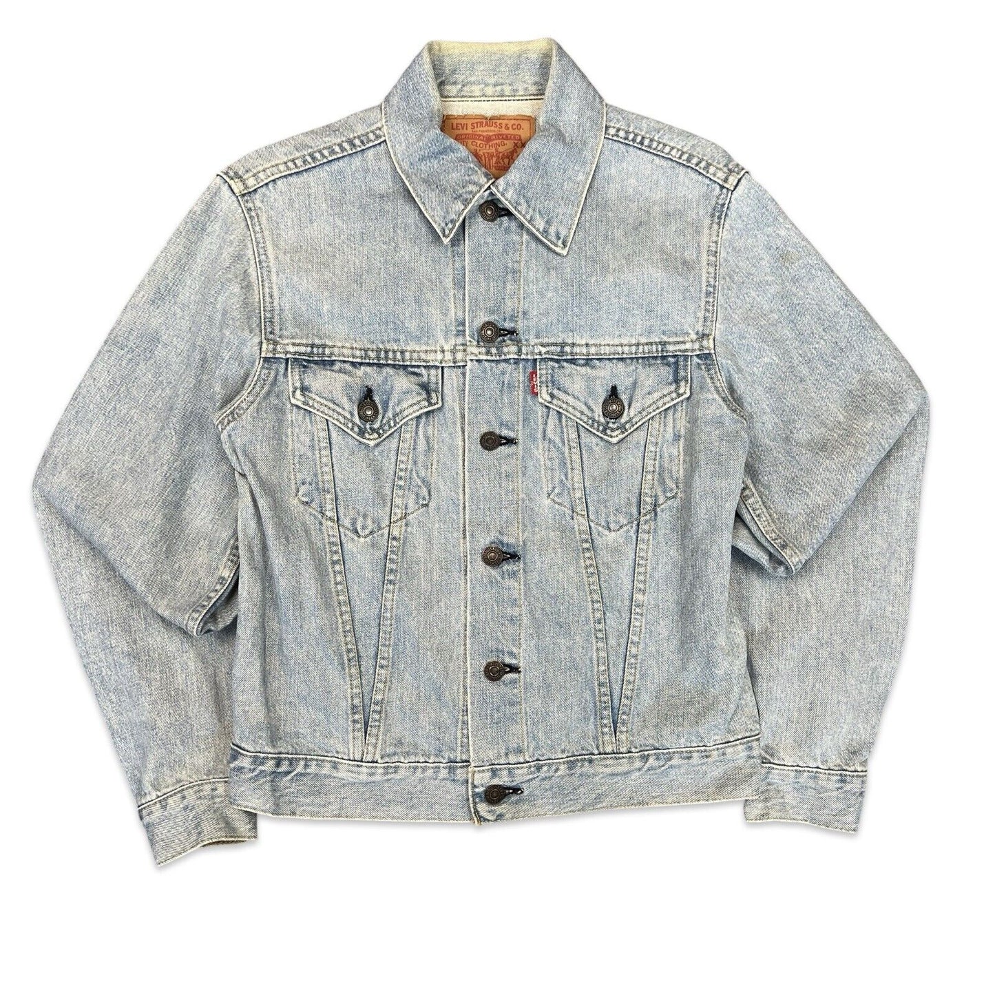 VTG 90s JAPANESE LEVIS BIG E TYPE 3 TRUCKER DENIM JACKET LVC MOD SKINS 60s 36 S