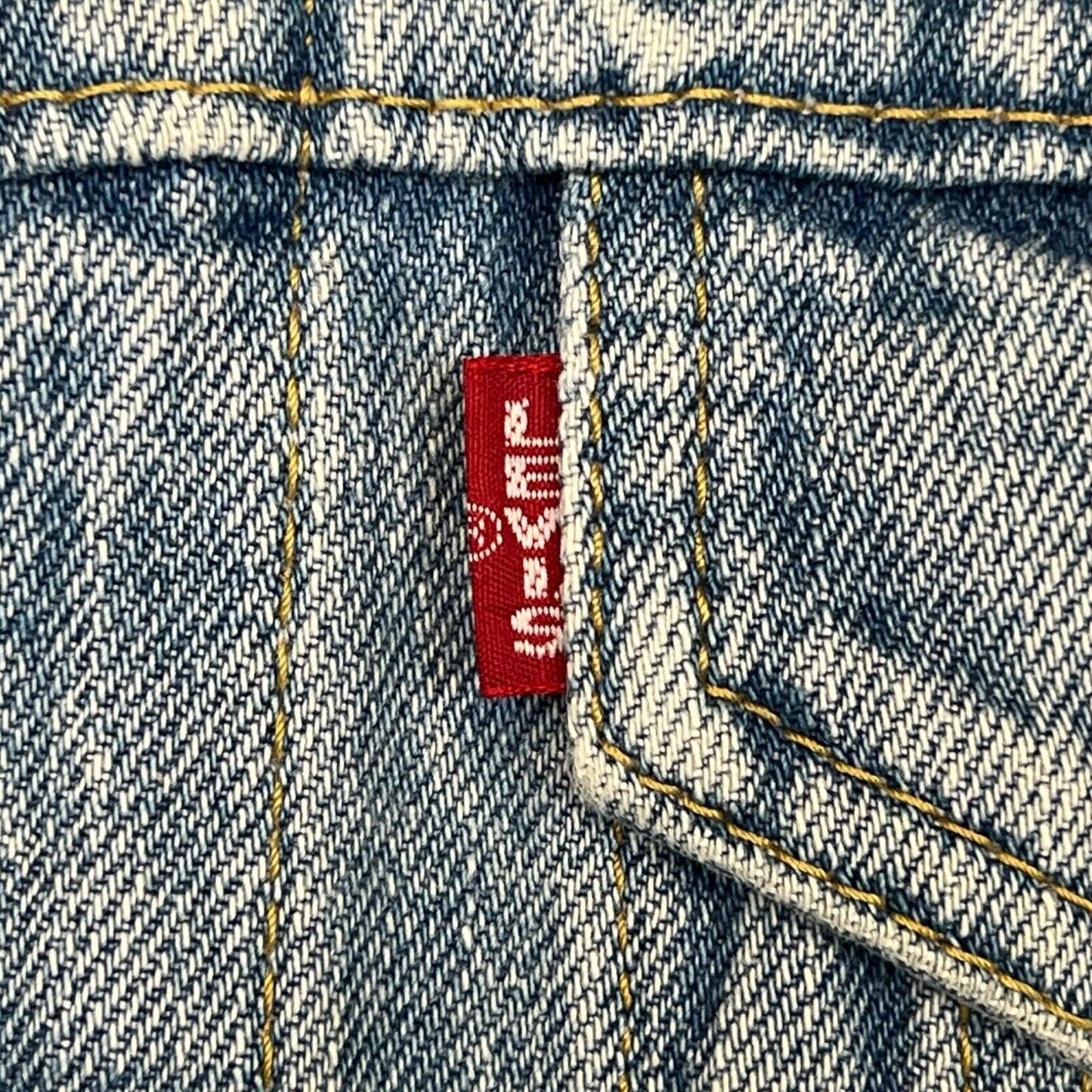 VTG 90s JAPANESE LEVIS BIG E TYPE 3 TRUCKER DENIM JACKET LVC MOD SKINS 60s 36 S