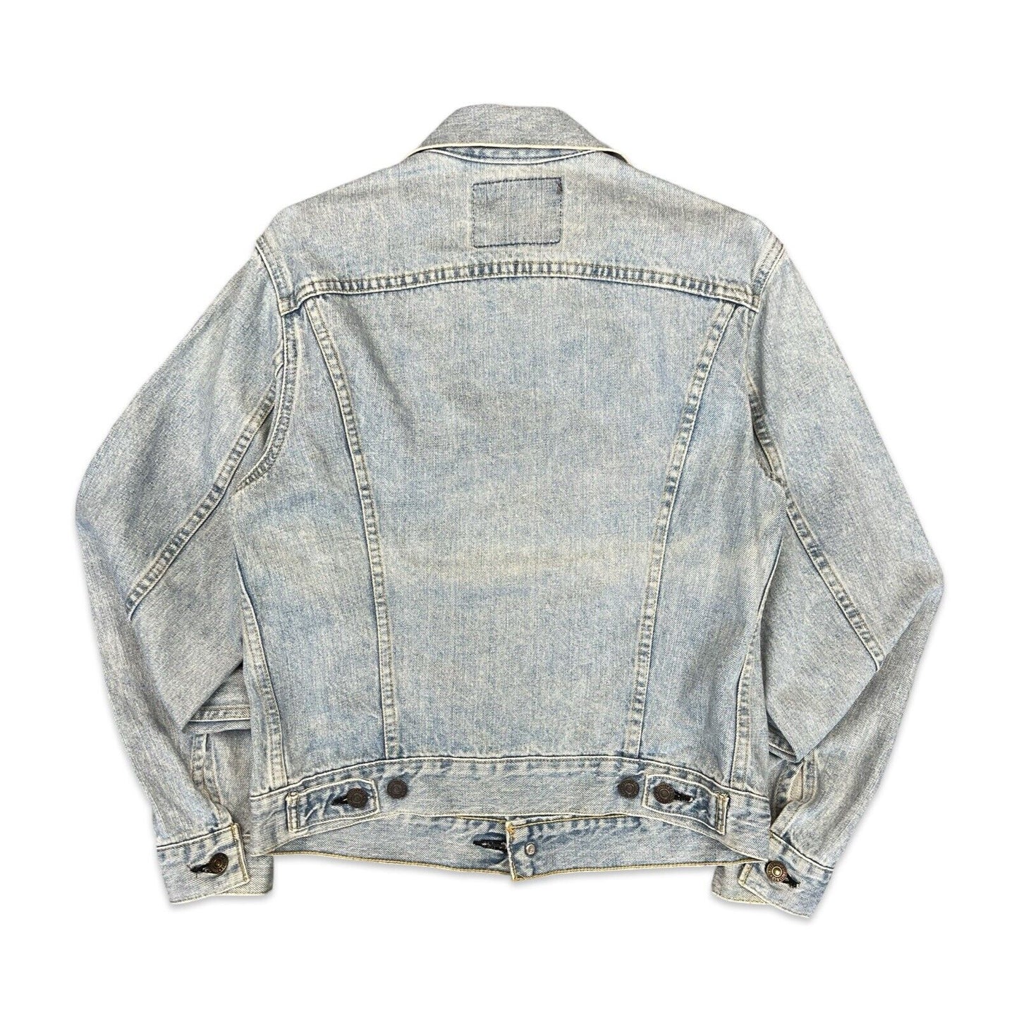 VTG 90s JAPANESE LEVIS BIG E TYPE 3 TRUCKER DENIM JACKET LVC MOD SKINS 60s 36 S