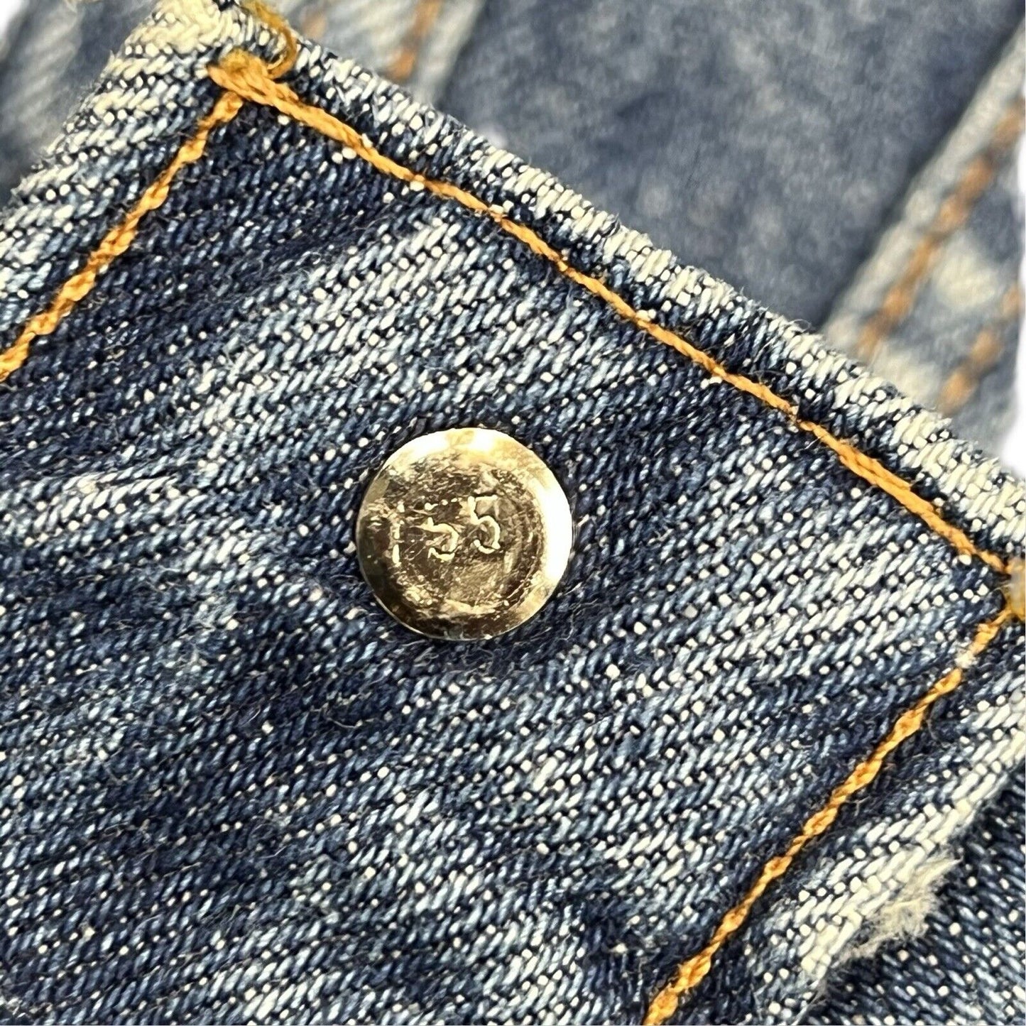 VTG 1980s USA MADE LEVIS RED TAB TYPE 3 TRUCKER DENIM JACKET MOD SKIN 34 XS