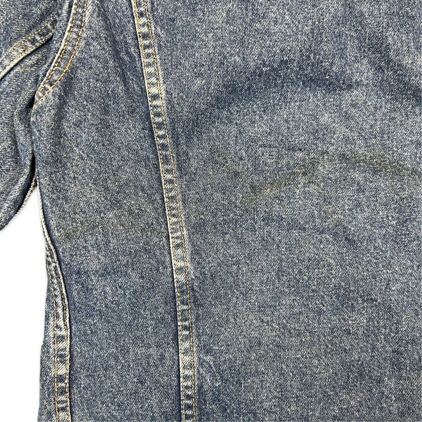 VTG 1980s USA MADE LEVIS RED TAB TYPE 3 TRUCKER DENIM JACKET MOD SKIN 34 XS